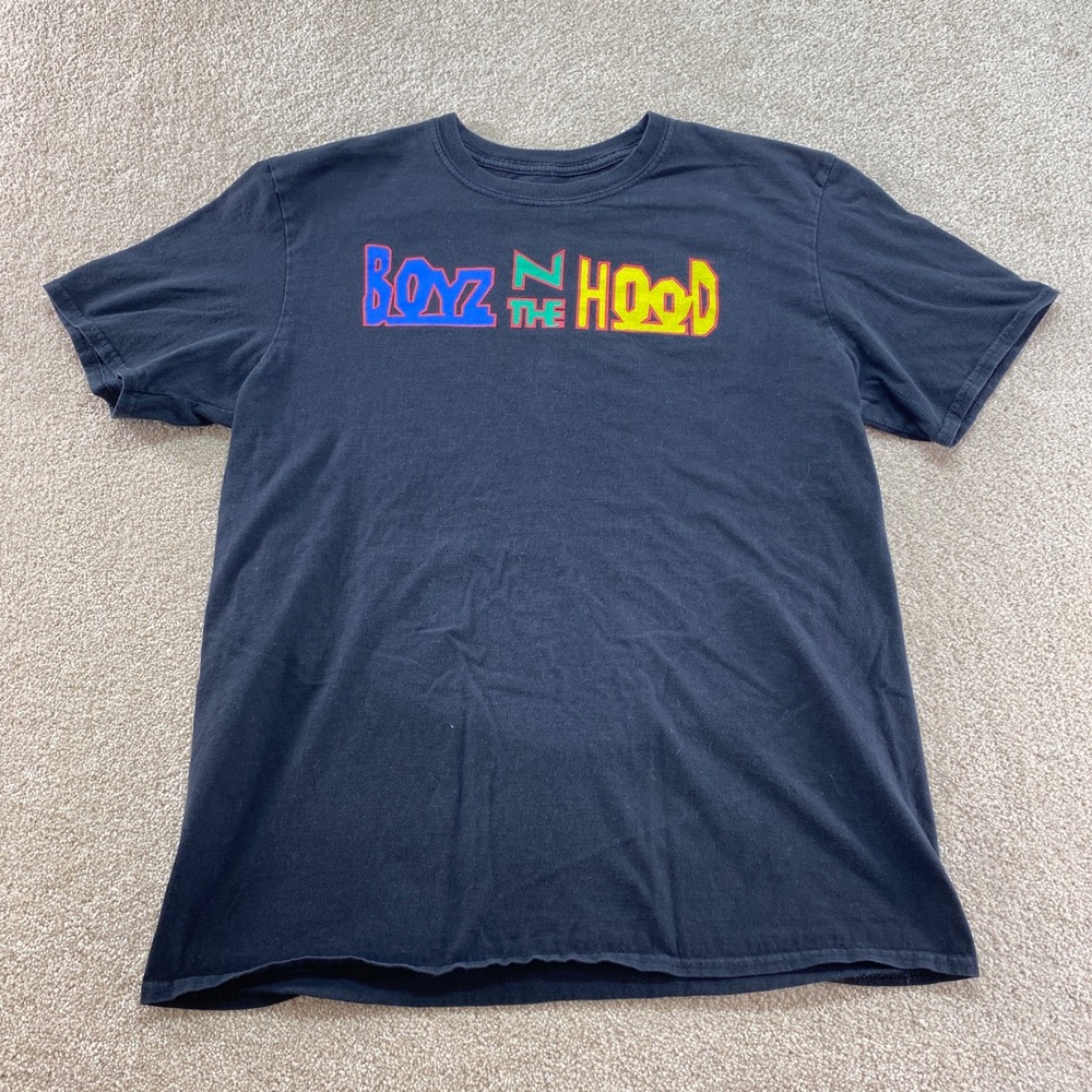 Boyz N The Hood Graphic Shirt Mens Large Black‎ Movie Promo Ice Cube Tee